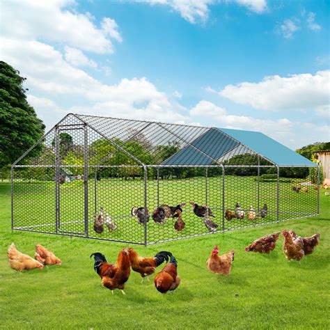 walk-in metal chicken run coop enclosure|metal chicken coop cages.